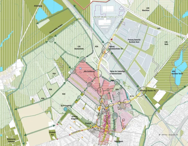 Alte Schäferei Pankow – <abbr>SWOT</abbr>-Plan