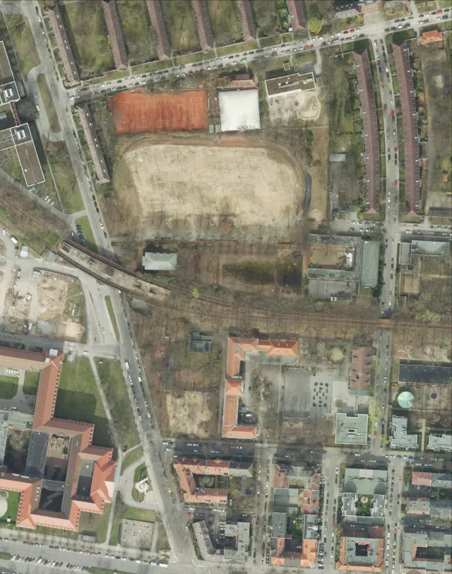 Schule an der Jungfernheide_Luftbild©Geoinformation Berlin
