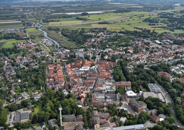Buxtehude Schrägluftbild