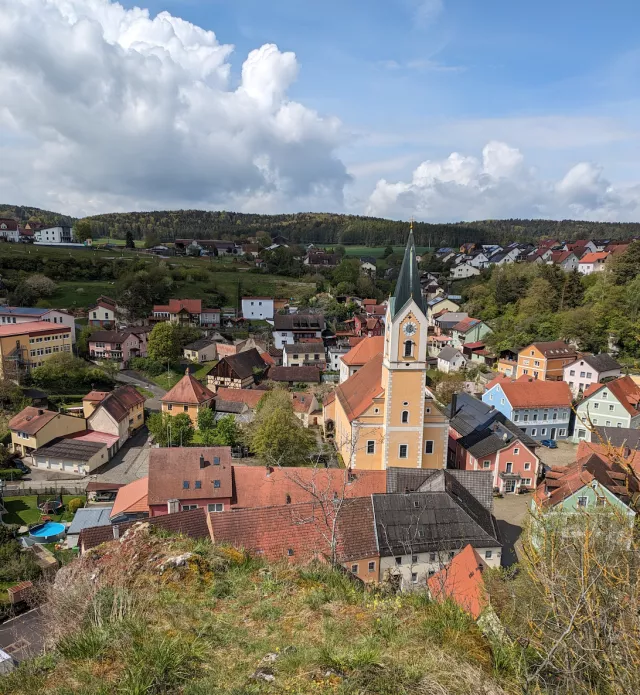 Blick vom Burgberg