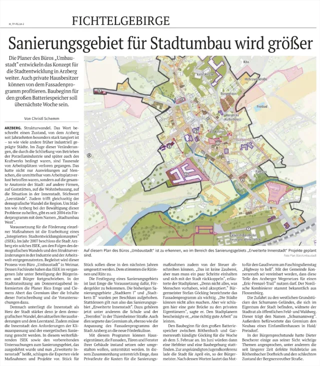 Pressebericht der Frankenpost