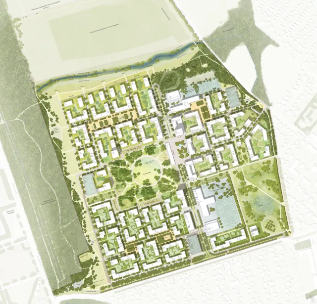 Lageplan - Ortner & Ortner Baukunst Gesellschaft von Architekten mbH, capattistaubach urbane landschaften Landschaftsarchitekt und Architekten PartGmbH