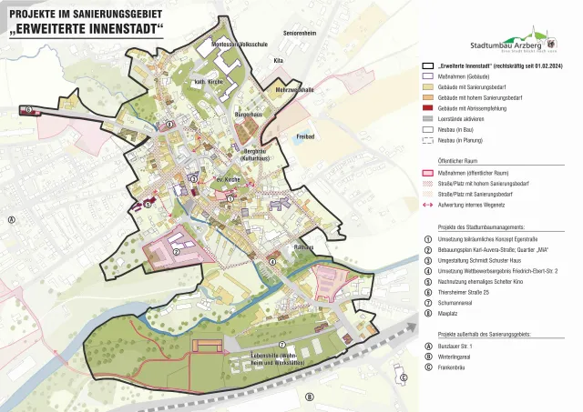 Erweiterte Innenstadt Projektplan 2025