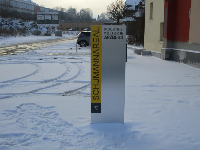Informationsstele Schumannareal