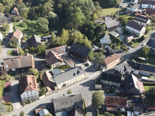 03_Die Ortsmitte von Gesees – Heutige Situation