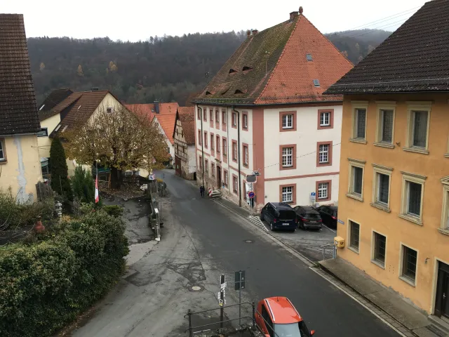 Ausblick auf Platzsituation am mittleren Berg